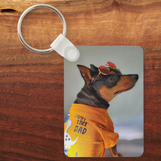  Min Pin Papa Sleutelhanger (Voorkant)