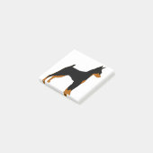 min. pin zwart en roestsilo post-it® notes (Schuin)