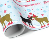 Min Pins kerstpapier Cadeaupapier (Rol Hoek)