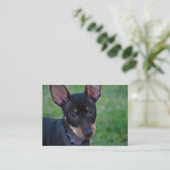 Min. visitekaartjes (Staand voorkant)