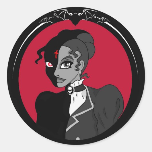 Mina Harker BRW Sticker (Voorkant)