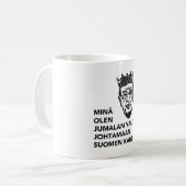 Minä olen Jumalan valittu johtamaan Suomen kansaa Koffiemok (Voorkant links)