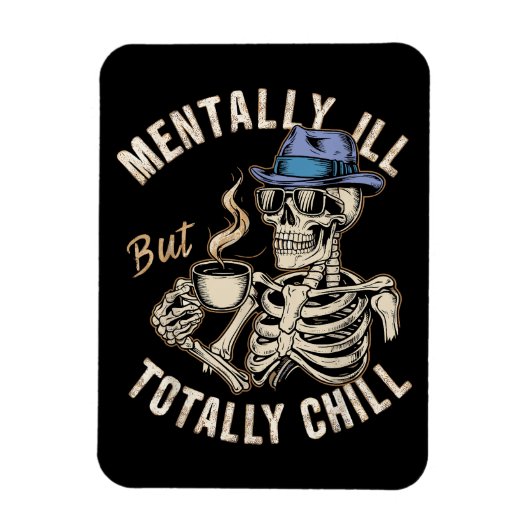 Minaal, maar volledig chill magneet (Verticaal)