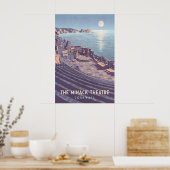 Minack Theatre Cornwall Reisposter Poster (Keuken)