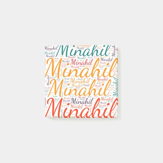 Minahil Post-it® Notes (Voorkant)