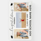 Minamilistische foto High School Afstuderen Spandoek (Verticaal)