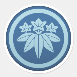 Minamoto (Genji) Clan Kamon Ronde Sticker