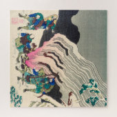 Minamoto no Muneyuki Ason door Katsushika Hokusai Legpuzzel (Horizontaal)