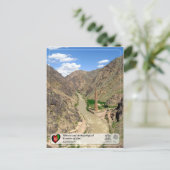 Minaret en archeologische resten van jam briefkaart (Staand voorkant)