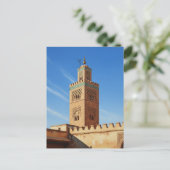 Minaret in Fez Marokko Reizen Briefkaart (Staand voorkant)