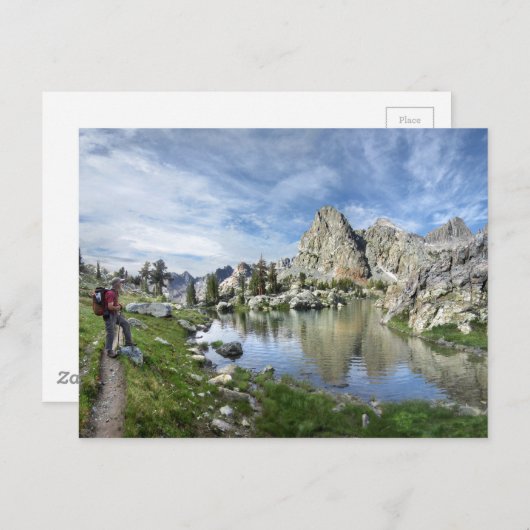 Minaret Lake - Ansel Adams Wilderness - Sierra Briefkaart (Voorkant / Achterkant)