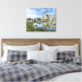 Minaret Lake - Ansel Adams Wilderness - Sierra Canvas Afdruk (Insitu (Slaapkamer))