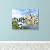 Minaret Lake - Ansel Adams Wilderness - Sierra Canvas Afdruk (Insitu (Houten vloer))