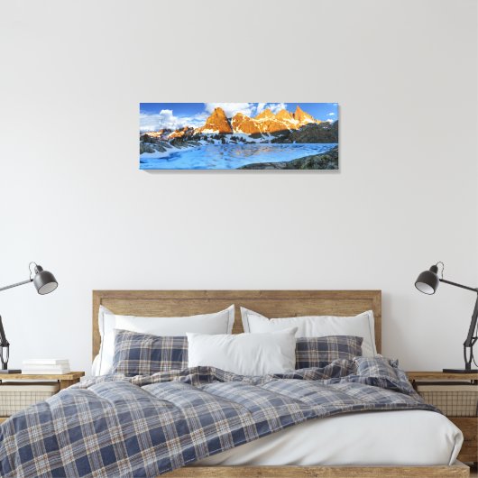 Minaret Lake Sunrise 2 - Sierra Nevada Canvas Afdruk (Insitu (Slaapkamer))