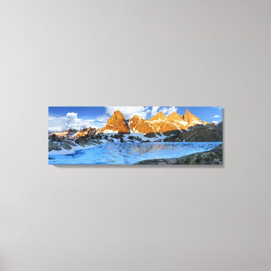 Minaret Lake Sunrise 2 - Sierra Nevada Canvas Afdruk (Voorkant)