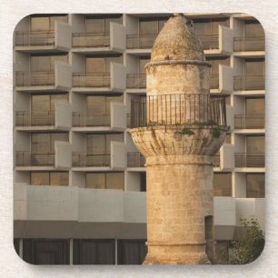 Minaret van de Jama al-Bahr-waterfrontmoskee Bier Onderzetter