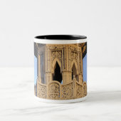 Minaret van de Moskee Al-Majarra, Sharjah Tweekleurige Koffiemok (Center)