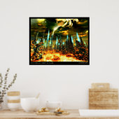 Minarets of Fallen Wizards Poster (Keuken)