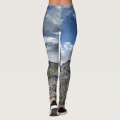 Minarets Panorama boven Nydiver Lakes - Sierra Leggings (Achterkant)