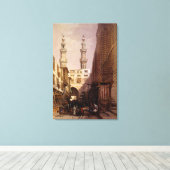 Minaretten & Ingang van Metwaleys Roberts/Haghe Ar Canvas Afdruk (Insitu (Houten vloer))