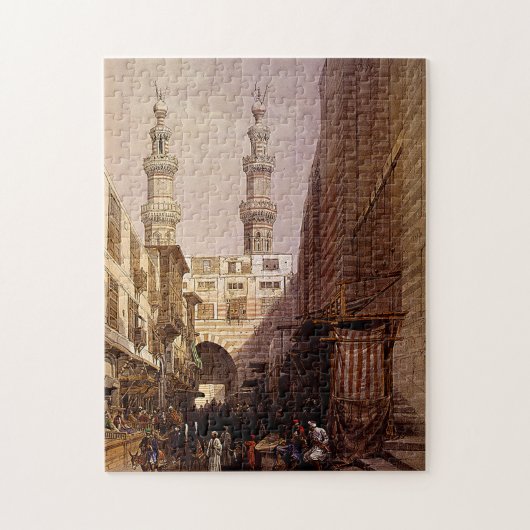 Minaretten & Ingang van Metwaleys Roberts/Haghe Ar Legpuzzel (Verticaal)