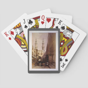 Minaretten & Ingang van Metwaleys Roberts/Haghe Ar Pokerkaarten