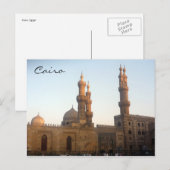 minaretten uit de kaïro briefkaart (Voorkant / Achterkant)
