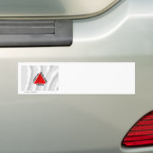Minas Gerais, Braziliaanse Waving Flag Bumpersticker (Op auto)