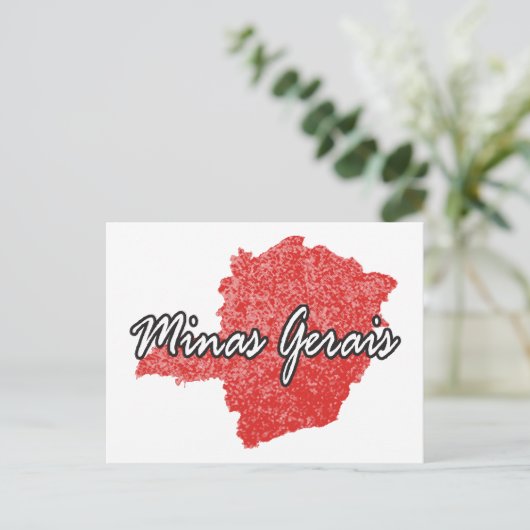 Minas Gerais Briefkaart (Staand voorkant)