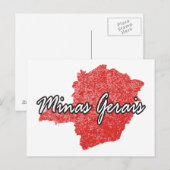 Minas Gerais Briefkaart (Voorkant / Achterkant)