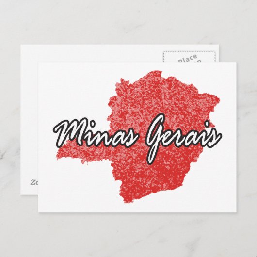 Minas Gerais Briefkaart (Voorkant / Achterkant)