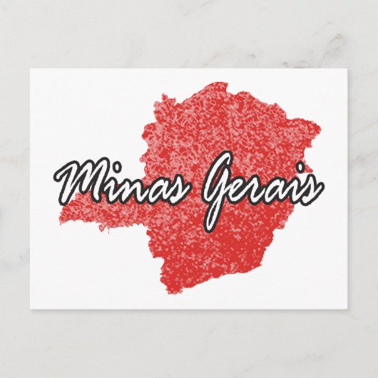 Minas Gerais Briefkaart (Voorkant)