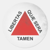 Minas Gerais Ronde Sticker (Voorkant)