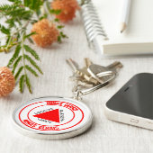 Minas Gerais Round Emblem Sleutelhanger (Zijkant)