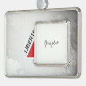 Minas Gerais Verzilverd Omlijst Ornament (Links)