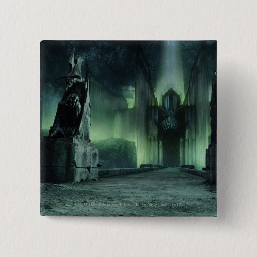 Minas Morgul Vierkante Button 5,1 Cm (Voorkant)