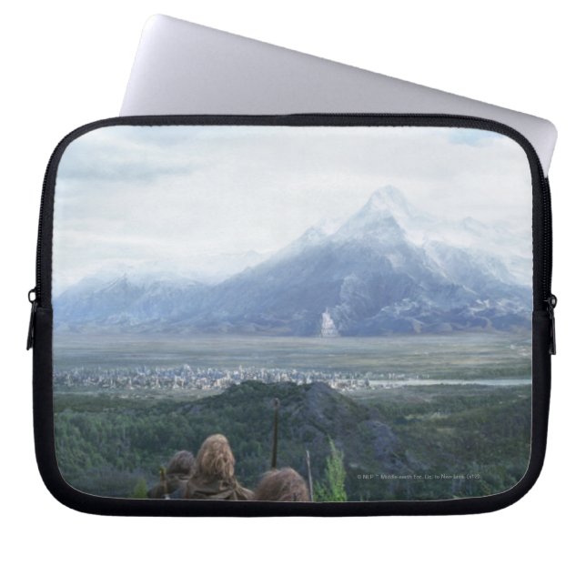 Minas Tirith in Uitzicht Laptop Sleeve (Voorkant)