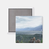 Minas Tirith in Uitzicht Magneet (Voorkant / Achterkant)