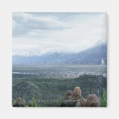 Minas Tirith in Uitzicht Magneet (Voorkant)