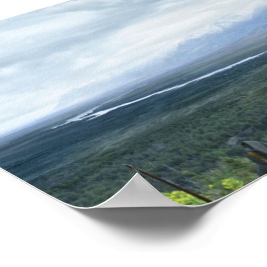 Minas Tirith in Uitzicht Poster (Hoek)