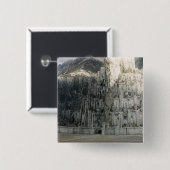 Minas Tirith Vierkante Button 5,1 Cm (Voorkant /achterkant)
