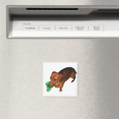 Minature Dachshund Magneet (Insitu (Vaatwasser))