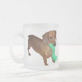 Minature Dachshund Matglas Koffiemok (Links)