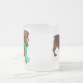 Minature Dachshund Matglas Koffiemok (Center)