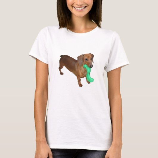 Minature Dachshund T-shirt (Voorkant)