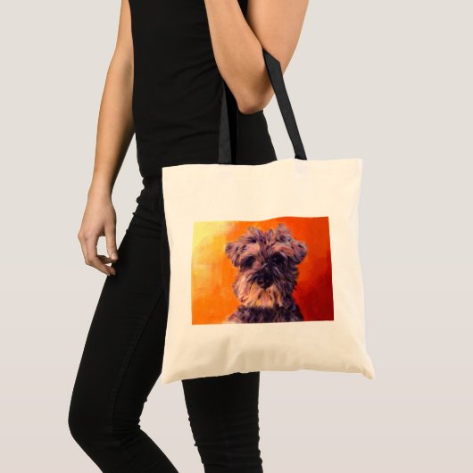 Minature Schnauzer Tote Bag (Voorkant (product))