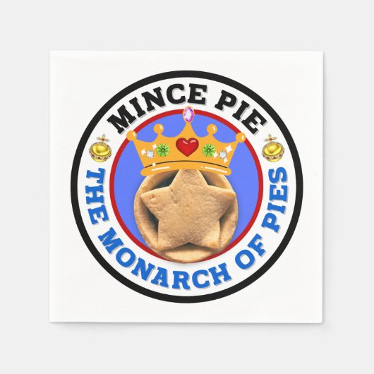 Mince Pie - De monarch van de Pies Servet (Voorkant)