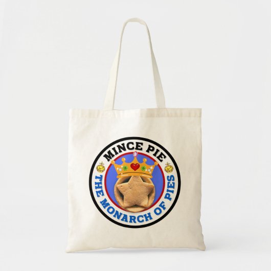 Mince Pie - De monarch van de Pies Tote Bag (Voorkant)