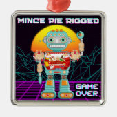 Mince Pie Rigged - Game Over Metalen Ornament (Voorkant)