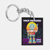 Mince Pie Rigged - Game Over Sleutelhanger (Voorkant Links)